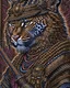 Placeholder: Leopard Samurai intricate oil painting hyper-detailed 8k