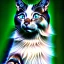 Placeholder: fullbody portrait of a cat by Monet 4k