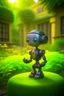 Placeholder: adorable cute chat priest robot in garden,st barbara cathedral, with short punk hair and real human eyes, its such a perfect day, motion blur, smoke, 8k, downlight, soft light, depth of field, photorealism, trending on art station, lotsa detail