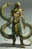 Placeholder: A great humanoid serpent with the torso of an awesome snake's tail