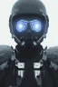 Placeholder: All black uniform soldier, wearing high tech mask, white smoke, dark, rage, sorrow, high definition, ultra 8 k, volumetric lighting, blue fire, fog