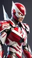 Placeholder: The flash robot with red and white color schemes, in the style of fairy academia, hard-edge style, agfa vista, dynamic pose, oshare kei, hurufiyya, rtx, close picture, intricate details, highly detailed, high details, detailed portrait, masterpiece,ultra detailed, ultra quality