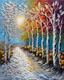 Placeholder: romantic-impressionism expressionist style oil painting,-impressionist impasto acrylic painting, thick layers of silver textured paint,ultra reality,bright colors,8k,thick white paint,silver and white,
