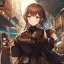 Placeholder: streetMarket, cute girl steampunk,