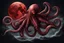 Placeholder: A realistic tattoo of an octopus wrapped around a blood moon