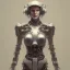 Placeholder: full body cyborg| full-length portrait| detailed face| symmetric| steampunk| diselpunk| cyborg| intricate detailed| to scale| hyperrealistic| cinematic lighting| digital art| concept art| mdjrny-v4 style