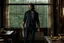 Placeholder: Still frame of Jared Keeso as Marvel's Wolverine in a new movie. He is wearing jeans, and a flannel shirt and smoking a cigar.