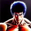 Placeholder: portrait of 'Kenshiro-Fist of the North Star', painting by gaston bussiere, greg rutkowski, yoji shinkawa, yoshitaka amano, tsutomu nihei, donato giancola, tim hildebrandt, oil on canvas, cinematic composition, extreme detail,fit full head inside picture,16k