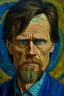 Placeholder: Jim Carrey portrait painted by van gogh