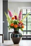 Placeholder: a nice flower vase in a modern house hall