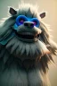 Placeholder: Big furry monster, smile, happy, gradient color fog. highly detailed, concept art, unreal engine 5, ray tracing, RTX, lumen lighting, ultra detail, volumetric lighting, 3d, finely drawn, high definition, high resolution.