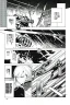 Placeholder: street fight, manga page, line arts, greyscale