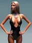 Placeholder: Female swimsuit model