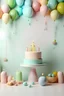 Placeholder: birthday wallpapar with pastel colours