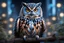 Placeholder: Owl in 8k venom drawing, symbiote effects, blue lights, sky , intricate details, highly detailed, high details, detailed portrait, masterpiece,ultra detailed, ultra quality