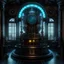 Placeholder: Expressively detailed and intricate 3d rendering of a hyperrealistic “time machine laboratory”: front view, symetric, artstation: award-winning: professional portrait: atmospheric: commanding: fantastical: clarity: 16k: ultra quality: striking: brilliance: stunning colors: amazing depth: masterfully crafted.