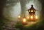 Placeholder: wooded forest stone lantern path