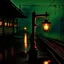 Placeholder: dark sky in a cold morning, Rain knocks on windshields. Lip quivering, such a bitter smile, Laughter with teary eyes. train platform, pale lantern, In an abandoned station. fire and flame in a burning heart, Because parting is sad.