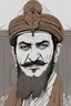 Placeholder: Bedir_Khan_Pasha_(Bedir_Khan_Beg), میر بدرخان، Digital Painting, color, sketch, minimal, drawing, illustration,