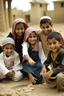 Placeholder: A group of Saudi children playing