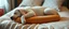 Placeholder: sleeping albino hot dog bed