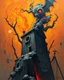 Placeholder: Bosch painting style nightmare hell