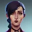 Placeholder: Portrait of a 30 year old sorceress like Mary Poppins