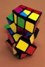 Placeholder: Rubik's cube, golden
