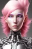 Placeholder: cyborg, pink hair,seven