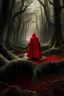 Placeholder: главный герой Данте в красном одеянии находится в жутком древнем лесу, огромные множество деревьев, корни вылезающие из земли, что являются ирреальной смесью сомнений, страхов.