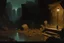 Placeholder: night, rocks, mountains, puddle, sci-fi, very epic, walter leistikow, hans am ende, and ernest welvaert impressionism paintings