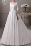 Placeholder: Long Luxurious White Wedding Dress