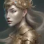 Placeholder: sango fantasy, fantasy magic, intricate, sharp focus, illustration, highly detailed, digital painting, concept art, matte, artgerm and paul lewin and kehinde wiley, masterpiece silver tiger head bronze Asian African girl nice breast Afo hair turquoise snow waves