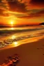 Placeholder: an idyllic sunset on a beach