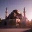 Placeholder: Sultanahmet, spring, sunset, blue and sky, realistic, unreal engine 5, octane render, cinema4d