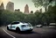 Placeholder: A Tesla 'Model Y' is parked, in 'Central Park' in New York City. (CINEMATIC, WIDE ANGLE LENS, PHOTO REAL)