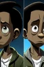 Placeholder: Generate a character modeled after the animation style of “The Boondocks”
