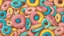 Placeholder: big rig made of colorful donuts