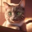 Placeholder: Cat unreal 5, octane render, cinema4d, redshift render, hyper realistic, cenematic, vibrancy, synthwave, retouch, centered, dynamic lighting, dramatic lighting, 4k, highly detailed, attractive beautiful, realistic, virtual reality, epic composition, holographic,