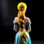 Placeholder: disney princess lora with sculpted hair back view