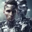 Placeholder: lionel messi perfect face and portrait post-apocalypse perfect cyborgs in a cyberpunk city, sci-fi fantasy style, 8k,dark