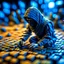 Placeholder: ninja showing regret after bad decision in isometric labyrinth, shot on Hasselblad h6d-400c, zeiss prime lens, bokeh like f/0.8, tilt-shift lens 8k, high detail, smooth render, down-light, unreal engine, prize winning