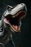 Placeholder: The T Rex opened his mouth wide like he is screaming , look at you , gray skin, scales, unreal engine 6, high detail, intricate, cinematic. photoshoot style, intricate, studio lighting, masterpiece , highly detailed, 8k, best quality, fire, smoke, dramatic,d,<lora:mshn:0.7>,<lyco:Warrior_Couture:0.5>,