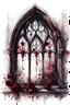 Placeholder: watercolor draw gothic vintage window, dark red with flowers, white lace and rubies, white background, Trending on Artstation, {creative commons}, fanart, AIart, {Woolitize}, by Charlie Bowater, Illustration, Color Grading, Filmic, Nikon D750, Brenizer Method, Side-View, Perspective, Depth of Field, Field of View, F/2.8, Lens Flare, Tonal Colors, 8K, Full-HD, ProPhoto RGB, Perfectionism, Rim Lighting, Natural Lightin