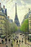 Placeholder: Camille Pissarro paris belle epoque monet