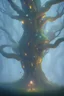 Placeholder: Enchanting and scary trees with enticing glowing creatures