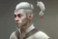 Placeholder: A Fantasy elf, a white masculine elf with short black hair tied up in a bun. Full body, HD