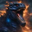 Placeholder: (Masterpiece), ((Godzilla rising from the Japanese Ocean)) with (extreme anger) in his face, medium perspective, metallic grey dragon skin scales, mouth open exposing ((stainless steal razor sharp teeth)), blue plasma aura glow around his body, (((blue flames exploding from his mouth))), panasonic lumix s pro 50mm f/1. 4, techpunk, knightcore. 8K, octane rendering, raytracing, intricate shadows, high definition, photo realism, hyper realistic, bokeh, acrylic paint, HDR, sharp focus, sharp edges,