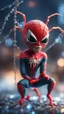 Placeholder: ninja spider man gremlin alien pimp caught frozen in net, bokeh like f/0.8, tilt-shift lens 8k, high detail, smooth render, down-light, unreal engine, prize winning