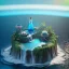 Placeholder: The Isometric Glass Tall Box Mini Model Little Real Island Mixed Water Fall rainbow Under Ocean Sunshine Summer Background Blue Sea, The Last Of Us / Avatar, Octane Render / ZBrush, Cinematic, IMAX Film, Nikon D750, 16K, Autostereoscopy, Anthropomorphic, Golden Ratio, Geometry, Symmetric, Depth Of Field, Highly Detailed, Ultra Realistic, Beautiful Lighting, Halfrear Lighting, Soft Light, Candoluminescence, Cast Shadow, Reflective, Glow, Translucent, Normal Map, Carbonated --testp